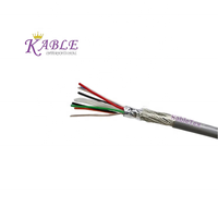 "Kabletex UL2725 Tresse Câble Blindé USB Fils d'Alimentation 26AWG 2C 28AWG 4 Noyaux PVC Cuivre Fil Isolé VW-1 FT1 Toron"