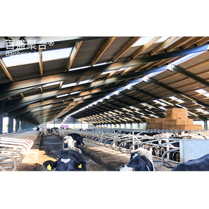 Entrepôt préfabriqué en Chine Bâtiments matériels Construire des arènes pour chevaux <span class=keywords><strong>Abri</strong></span> pour chèvres Arène pour chevaux Granges préfabriquées en acier - Product Image 3