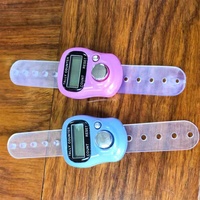 Compteur numérique Tasbeeh électronique en forme d'anneau, compteur de doigt, compteur de table pour le comptage