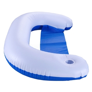 Bàn chơi mạt chược/xì phé bơm hơi trên mặt nước, màu trắng/xanh dương, kích thước 110x110x12cm, thương hiệu <span class=keywords><strong>FDS</strong></span> - Product Image 3