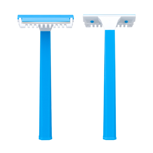 PearlMax Hotel Disposable Safety Razor with Plastic Handle Stainless Steel Blade for Face Body & Bikini Shaving