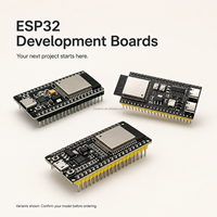 Carte de développement ESP32 avec connecteur à 38 broches jaunes, CPU double cœur, WiFi et carte microcontrôleur IoT pour projet Arduino