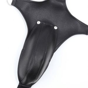 <span class=keywords><strong>Lingerie</strong></span> sexy, salopette pour <span class=keywords><strong>homme</strong></span>, ceinture de chasteté, bondage <span class=keywords><strong>SM</strong></span>, cage à oiseaux, cuir PU, bretelles, pantalon, chemise de force pour <span class=keywords><strong>homme</strong></span> - Product Image 4