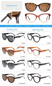 <span class=keywords><strong>G</strong></span>(S)4-41325 Venta al por mayor 2025 Bisagra de resorte de alta calidad Señoras Óptica delgada Marcos de lectura de ojo de gato Gafas ópticas Blue Ray Gafas - Product Image 6