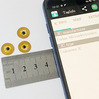 Étiquette Micro FPC Ronde Étanche 10MM ISO14443A 13.56MHz NTAG213 Sans Métal pour Applications de Contrôle d'Accès