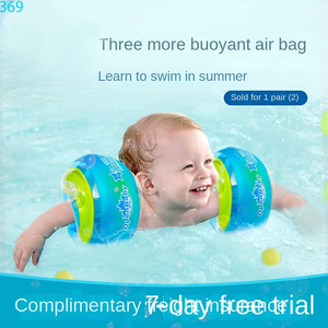 369 JW-1314 Bouée ronde flottante et gilet de sauvetage en PVC écologique pour enfants, orange, 1 pièce - Product Image 3