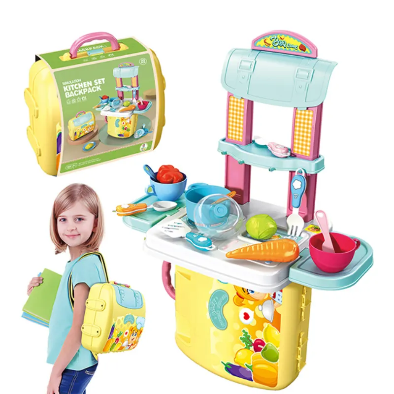 Electric Kids Simulation Toys Kitchen Set Mini