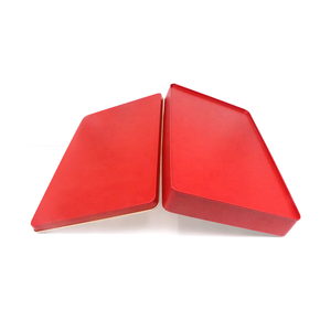 Hộp Sắt Màu Đỏ bao bì container với nắp kim loại vuông sắt hộp tùy chỉnh Hộp quà tặng bao bì - Product Image 3