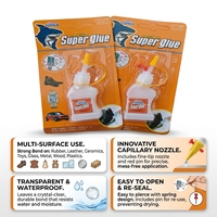 Colle liquide forte 5g en emballage individuel pour la fixation de divers petits accessoires – Vente directe