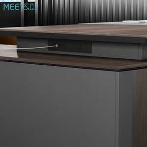 Modern Luxury Executive Office Desk for Boss Director CEO-Wooden Panel for Home School Hospital Office Use - Product Image 6