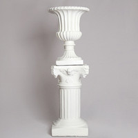 Vase Colonne Romaine en Résine 2026 pour Mariage, Accessoire de Scène, Décoration de Mariage, Décoration de Passerelle