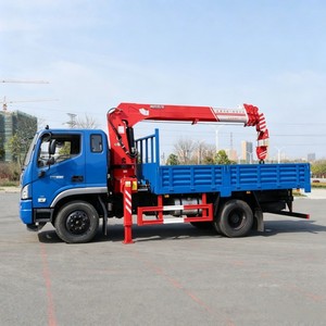 Grue télescopique montée sur camion Foton Rowor 4x2, 8 tonnes, 10 tonnes, grue de chargement pour camion à vendre - Product Image 5