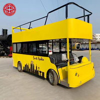 Autobús Turístico Eléctrico para Parques, Autobús Eléctrico sin Rieles de 17 Asientos para Paseos Turísticos