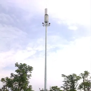 Cheap 30M Telecommunication Monopole Tower Gsm Communication Pole Communication Monopole Pole