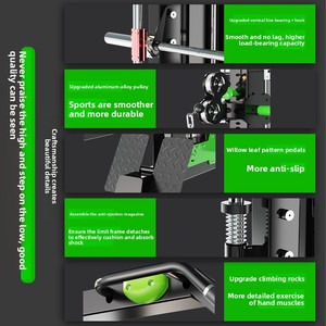 <span class=keywords><strong>JX</strong></span>-DS935 Equipo de Gimnasio Multifuncional para el Hogar, Rack Integrado para Sentadillas y Press de Banca, Máquina de Entrenamiento Completa Bird Smith - Product Image 4