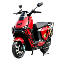 Scooter électrique à forte capacité de charge 300 kg, moto électrique avec moteur 800W, 1000W, 1200W, 1500W en option, longue autonomie 40-90 km, cyclomoteur électrique