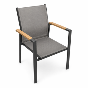 Garden Patio Furniture Waterproof Aluminum Heat Transfer Armrest Chair <b>Dining</b> Sets <b>Outdoor</b> <b>Extendable</b> <b>Table</b> and Chairs Set Garde - Product Image 6