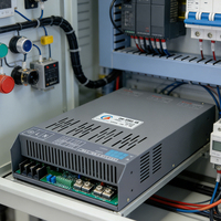 Convertisseur AC-DC à haute efficacité (91%) - Alimentation à découpage 5000W avec entrée 180-264V et sortie simple réglable 12-450V