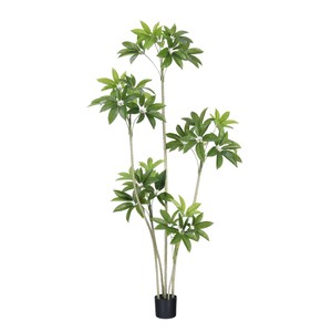 Arbre à monnaie artificiel Dream Castle, forme de parapluie à grandes feuilles, 100cm-200cm, plante décorative d'intérieur - Product Image 5
