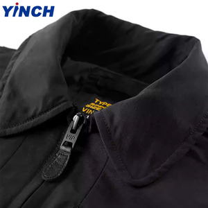 LAYENNE <span class=keywords><strong>Blouson</strong></span> aviateur Streetwear personnalisé pour hommes <span class=keywords><strong>Blouson</strong></span> aviateur en nylon avec col montant zippé Veste softshell coupe-vent multi-poches - Product Image 4