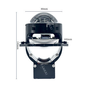 Nouveaux phares de voiture LED M3 80W haute puissance bi-xénon avec lentille en aluminium de 3,0 pouces, 12V, faisceaux hauts et bas intégrés, pour le marché international - Product Image 1