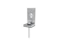 Kits de supports de montage solaire en aluminium en forme de L, accessoires de toiture solaire pour toiture métallique industrielle, système de montage photovoltaïque pour abri solaire