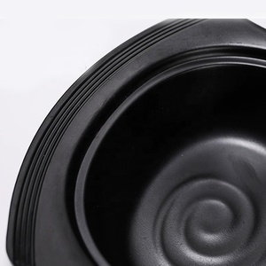 थोक काले मेलामाइन ट्यूरीन मेमिन चीनी सूप कटोरे के साथ कवर चीनी शैली सूप कटोरे - Product Image 5