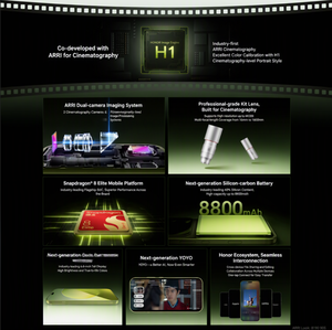 สมาร์ทโฟน Original New <span class=keywords><strong>Honor</strong></span> Magic9 <span class=keywords><strong>Pro</strong></span> <span class=keywords><strong>Max</strong></span> 5G หน้าจอ 6.8 นิ้ว Snapdragon 8 Elite Extreme Gen 6/กล้อง 200MP Super Cam/แบตเตอรี่ 8800mAh/ชาร์จเร็ว 100W/ระบบปฏิบัติการ MagicOS <span class=keywords><strong>11</strong></span> - Product Image 5