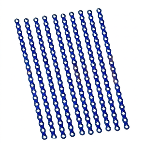 Juego de 10 Placas Maxilofaciales de Acero Inoxidable de 1.5mm de Alta Calidad, Juego de 80 Tornillos con Destornillador para Cirugía Maxilofacial - Product Image 1