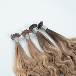 ขายส่งจากโรงงาน ต่อผมแท้ 100% แบบรัสเซีย ชนิด K Tip ผมแท้ Remy ต่อผมแบบ Pre Bonded - Product Image 1