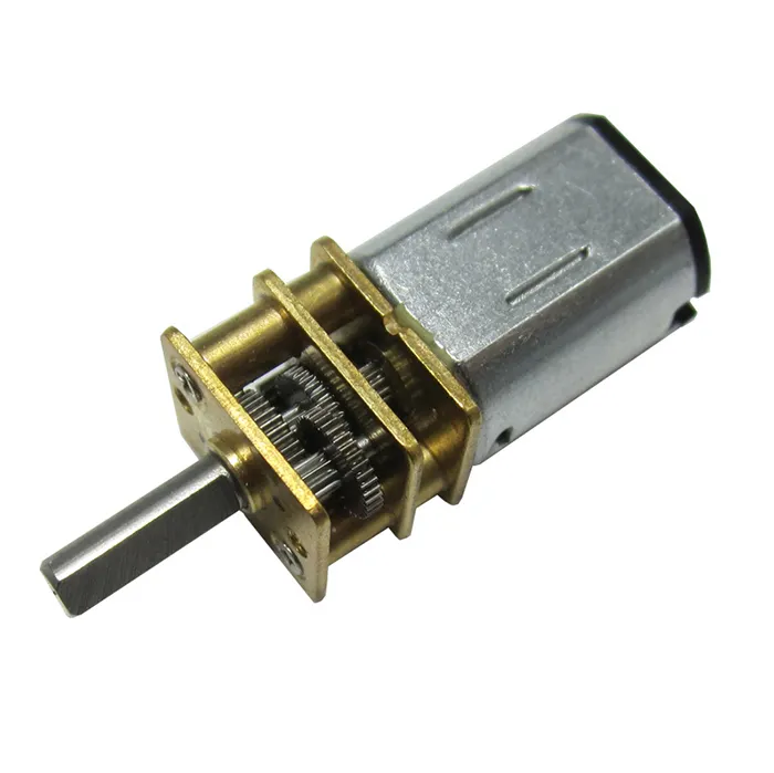 Micromotor de CC N20 de 3V, 6V, 12V, 15-1000RPM para cerradura inteligente de Robot de coche