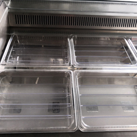 Congélateur vitrine pour glaces et bâtonnets glacés, à refroidissement par air, design élégant, température de -18 à -22°C, vente directe usine