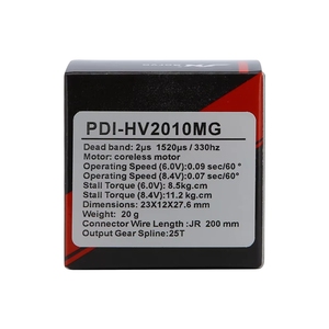 Motor Digital <span class=keywords><strong>Mini</strong></span> sin Núcleo JX <span class=keywords><strong>Servo</strong></span> PDI-HV2010MG 11kg.Cm 8.4V de Alta Potencia para Helicóptero y Brazo Robótico - Product Image 4