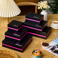 Starre Hartfaser-Schokoladen-Geschenk verpackungs box mit Einst eck teilern