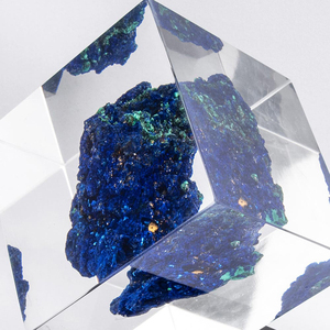 Lucite Mineral koleksiyonu örnekleri küp kare akrilik kaya iç Paperweight ev dekor için - Product Image 5