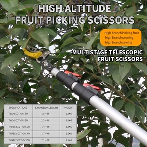 Высокий резак для сбора фруктов, телескопический секатор для деревьев - Product Image 3