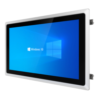 Aluminio impermeable 15,6 pulgadas HMI Panel táctil PC Computadora industrial sin ventilador con Raptor Lake 13 generación CPU 2RJ45 LAN 6COM