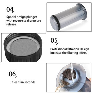 I Cafilas French Press Coffee Maker Taste Barista Tools Brew Coffee Maker Kit Air Press Drip Coffee Maker <span class=keywords><strong>Coff</strong></span> portatile - Product Image 4