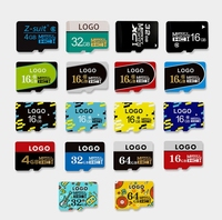 Barato buen logotipo personalizado tarjeta de memoria SD 4GB 8GB 16GB 32GB 64GB 128GB Mini tarjeta Micro TF SD