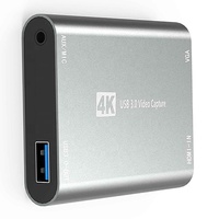 Caja de tarjeta DVR para captura de vídeo, USB 3,0, HDMI, con micrófono, VGA, bucle, para cámara de ordenador, Xbox 360, OBS, transmisión en directo