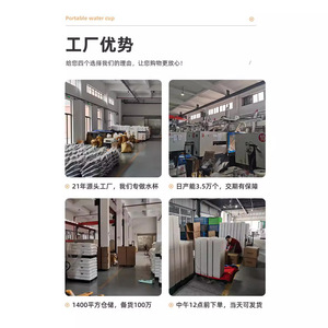 Bouteille d'eau de sport de grande capacité avec paille réutilisable pour la remise en forme en plein air - Product Image 4