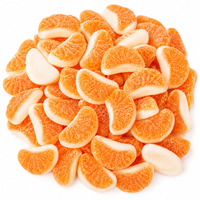 Bonbons Gommeux Sucrés Assortis Saveur Fruitée, Enrobés de Sucre Acide, Halal, Vente en Gros, OEM, ODM, Fabricant, Marque Privée