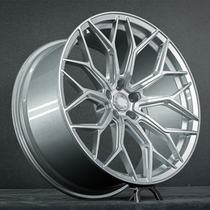 Heavy Duty Customized Logo Hot Sale 17inch 18inch 19inch 20inch Custom <b>Polished</b> Forged Aluminum <b>Car</b> Wheels 5x112 5x114.3 - Product Image 1
