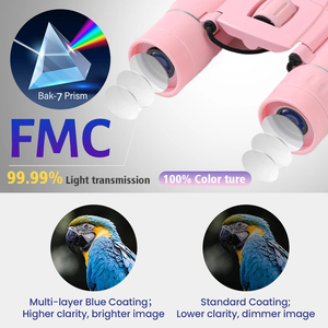 Telescopio de Bolsillo, Mini Binoculares Portátiles para Niños, 8X21 HD, Binoculares Profesionales de Alta Calidad para Exteriores, para Conciertos - Product Image 2