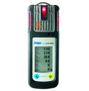 Détecteur de gaz personnel 2 en 1 Stock Drager X-AM 5600 pour dioxyde de carbone et monoxyde de carbone, alimenté par piles - Product Image 1