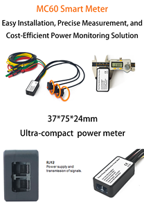 Mini Power Meter mc61 modbus RS485 đa chức năng AMP Volt năng lượng kWh hài hòa đỉnh nhu cầu năng lượng giám sát mét - Product Image 5