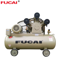 FUCAI usine vente directe Portable entraîné par courroie 5.5hp modèle FC-0.48/8 compresseur d'air à Piston sans huile sans huile à usage intensif