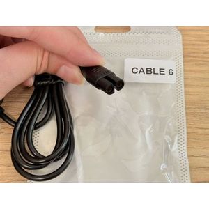 Cable para afeitadora eléctrica y cortapelos, cable de alimentación con enchufe de 2 pines - Product Image 3
