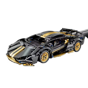 Racing Car <b>Building</b> <b>Block</b> Set MOC Adults & <b>Kids</b> Vehicle Brick Toys ABS Colour Box <b>for</b> Assembly Sports Car Model & City - Product Image 1