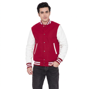 Chaqueta Varsity Personalizada con Logotipo para Hombre, Chaqueta de Béisbol de Alta Calidad con Parches Bordados y Letras en Tela, Chaqueta Urbana para Hombre - Product Image 1